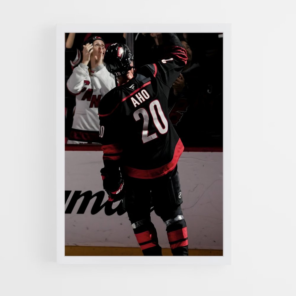 Poster Sebastian de aho – affiche Hockey sur glace (vue 3)